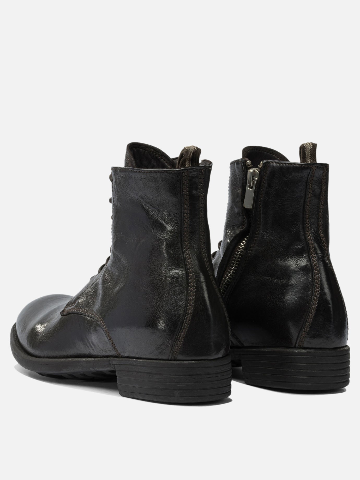 Stivaletti stringati 100% calf leather - 100% rubber  Marrone - Officine Creative Donna | PDP | VIETTI Online Store | Zoom-Modal_4
