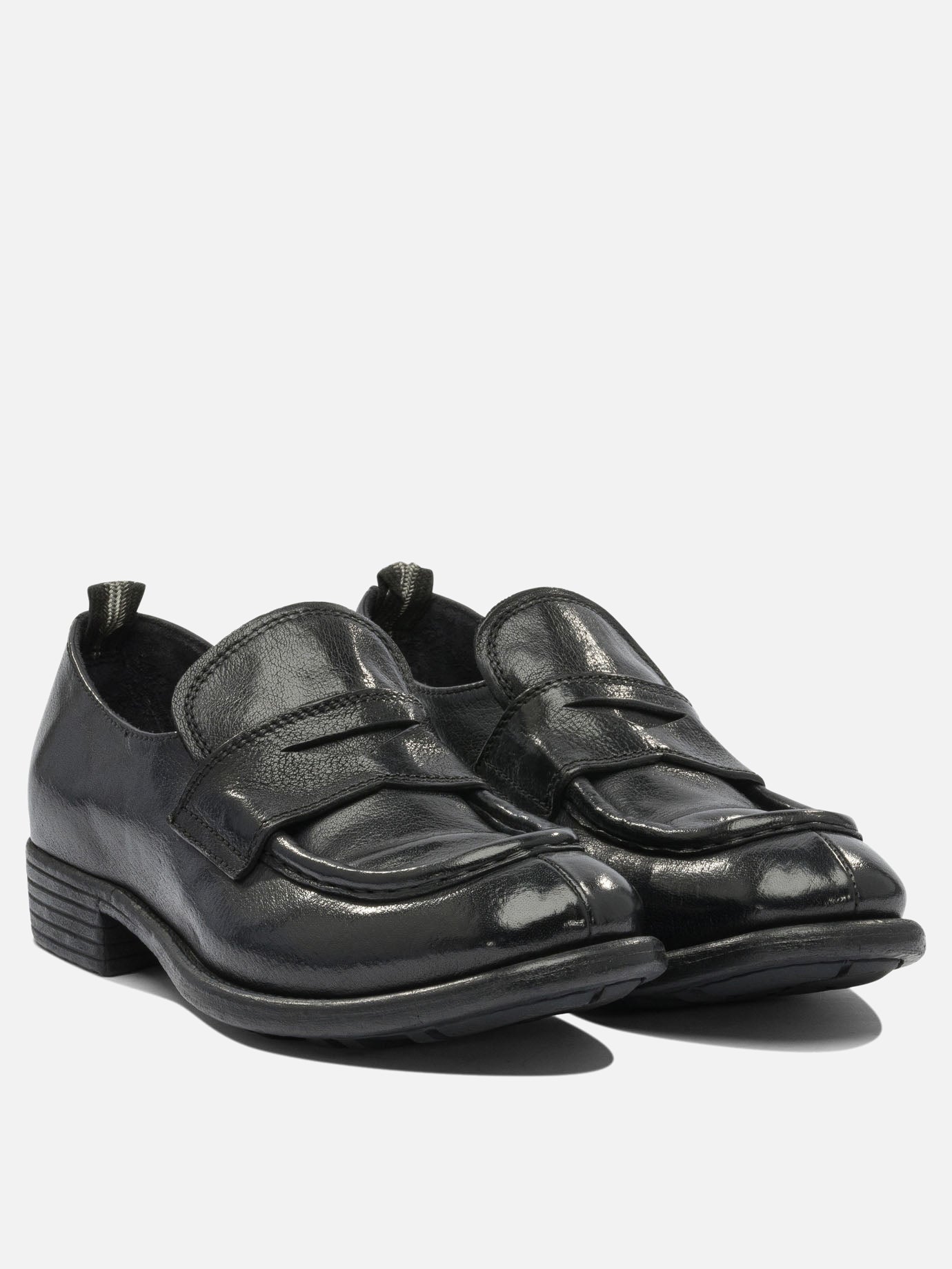 Loafers 100% leather - 100% rubber  Black - Officine Creative Women | PDP | VIETTI Online Store | thumbnail_2
