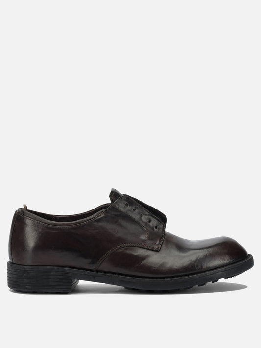 Derby 100% leather - 100% rubber  Marrone - Officine Creative Uomo | PDP | VIETTI Online Store 
