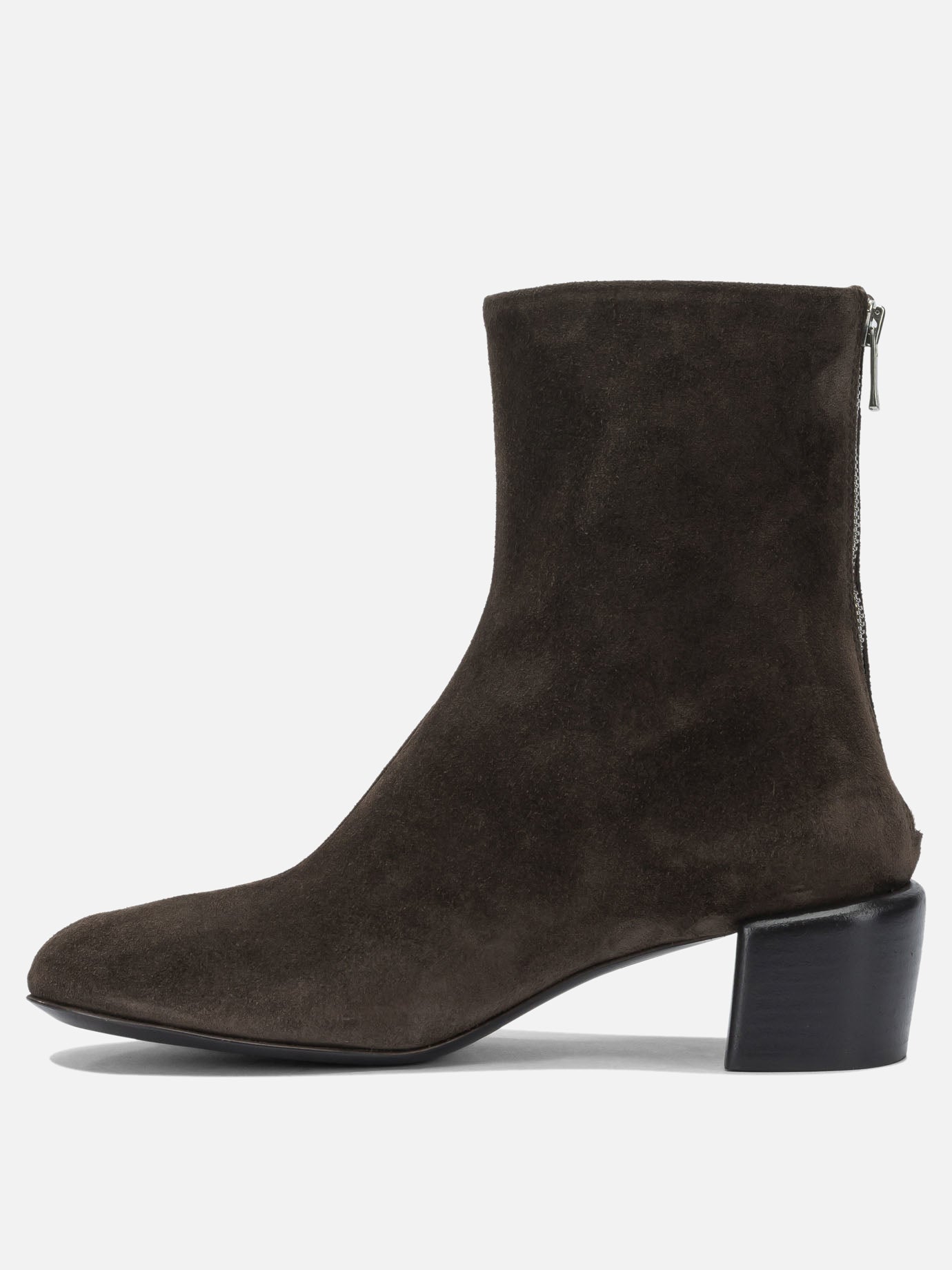 Stivaletti con zip 100% leather - 90% leather 10% rubber  Marrone - Officine Creative Donna | PDP | VIETTI Online Store | thumbnail_3