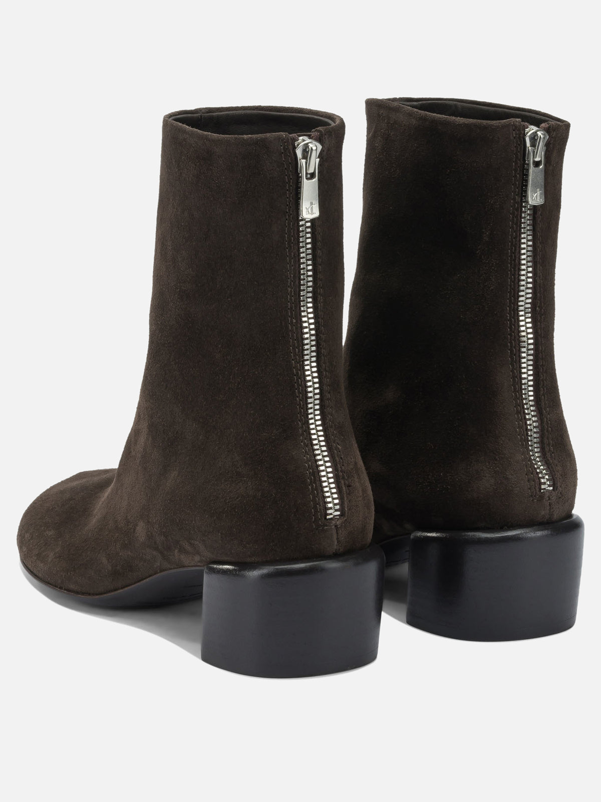 Officine Creative "Flore 012" 40mm zippered ankle boots Brown - VIETTI