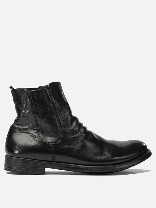 Zipped boots 100% leather - 100% leather  Black - Officine Creative Men | PLP | VIETTI Online Store 
