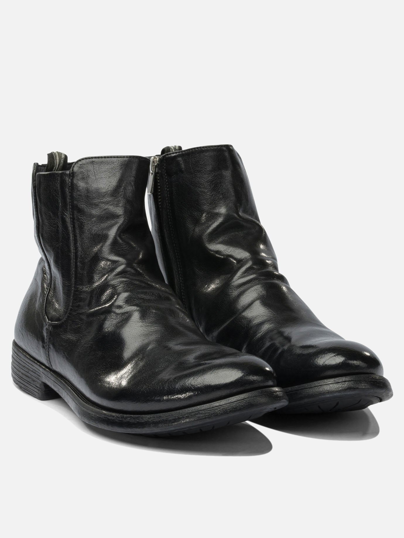 Zipped boots 100% leather - 100% leather  Black - Officine Creative Men | PDP | VIETTI Online Store | Zoom-Modal_2
