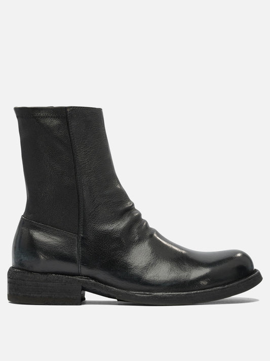 Stivaletti con zip 100% leather - 100% rubber  Nero - Officine Creative Donna | PDP | VIETTI Online Store 
