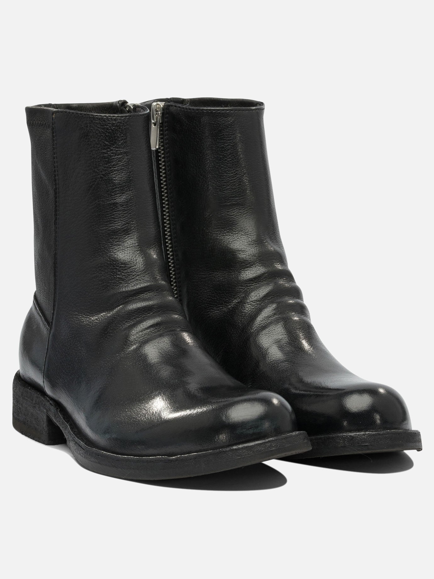 Stivaletti con zip 100% leather - 100% rubber  Nero - Officine Creative Donna | PDP | VIETTI Online Store | Zoom-Modal_3
