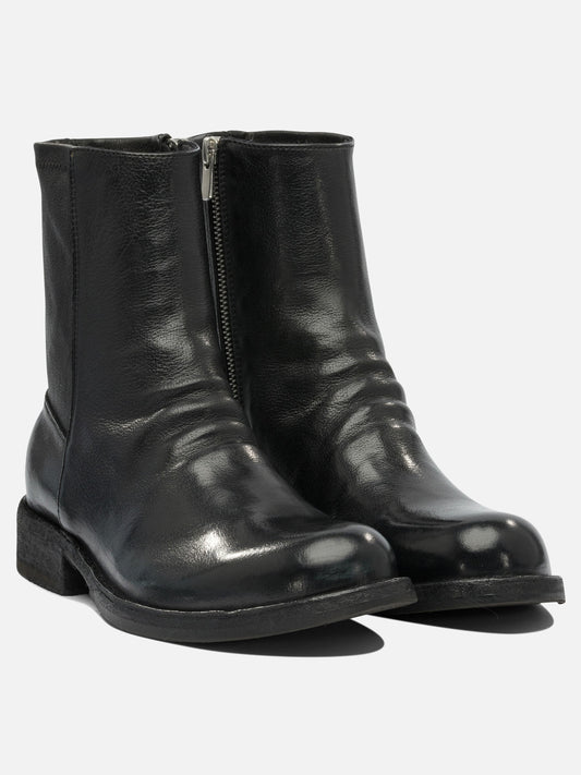 Stivaletti con zip 100% leather - 100% rubber  Nero - Officine Creative Donna | PDP | VIETTI Online Store | 2
