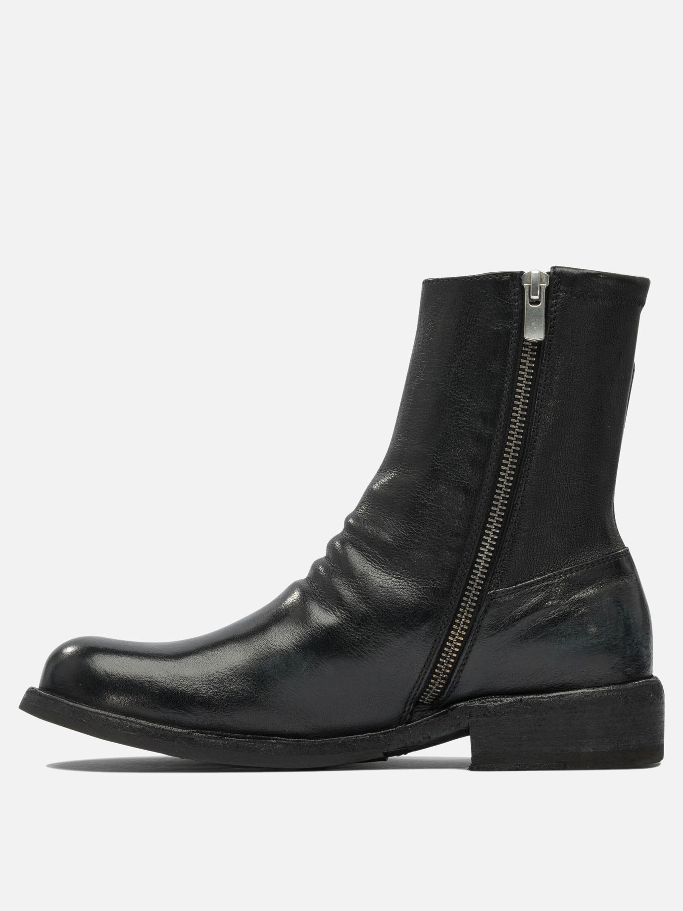 Stivaletti con zip 100% leather - 100% rubber  Nero - Officine Creative Donna | PDP | VIETTI Online Store | thumbnail_4