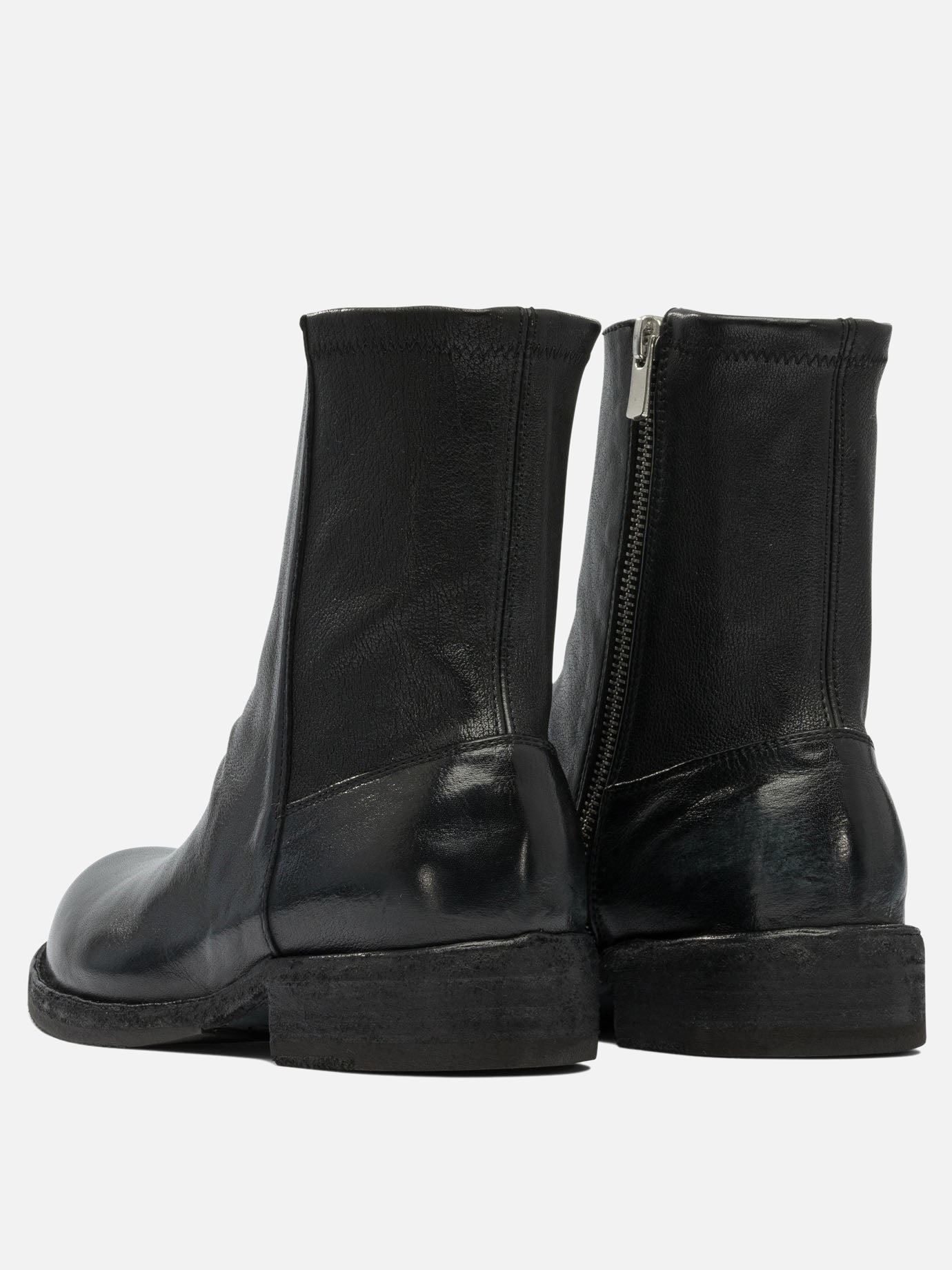 Stivaletti con zip 100% leather - 100% rubber  Nero - Officine Creative Donna | PDP | VIETTI Online Store | thumbnail_5