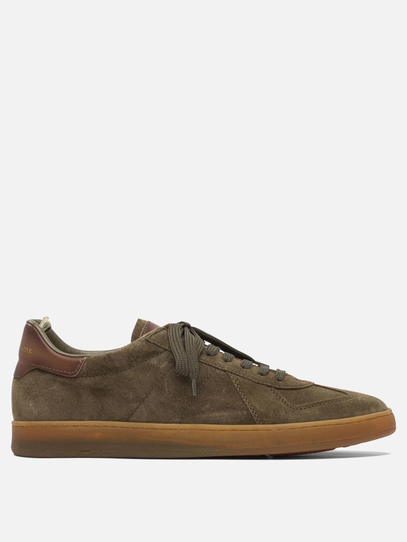 Sneaker basse 100% suede - 100% rubber  Verde - Officine Creative Uomo | PDP | VIETTI Online Store | Zoom-Modal
