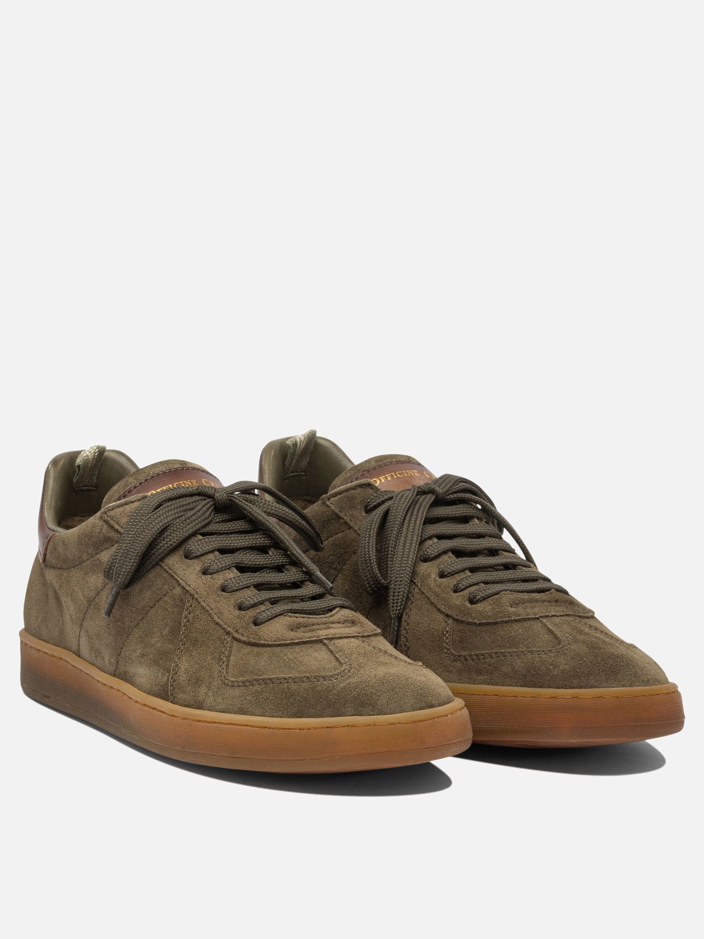 Sneaker basse 100% suede - 100% rubber  Verde - Officine Creative Uomo | PDP | VIETTI Online Store | Zoom-Modal_2
