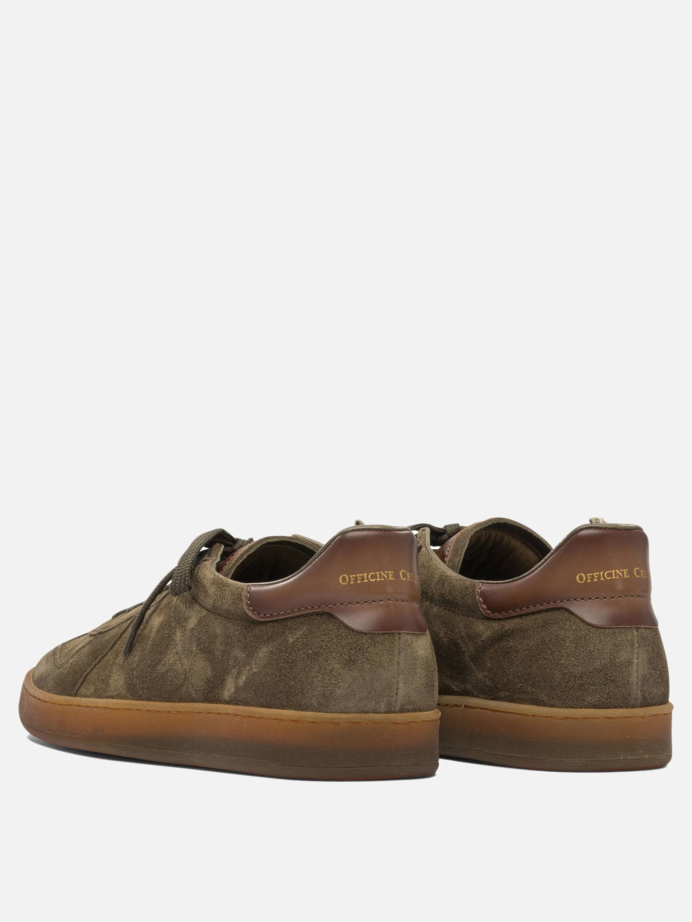 Sneaker basse 100% suede - 100% rubber  Verde - Officine Creative Uomo | PDP | VIETTI Online Store | Zoom-Modal_4
