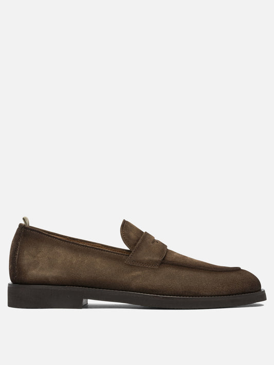 Loafers 100% suede - 100% rubber  Brown - Officine Creative Men | PLP | VIETTI Online Store 

