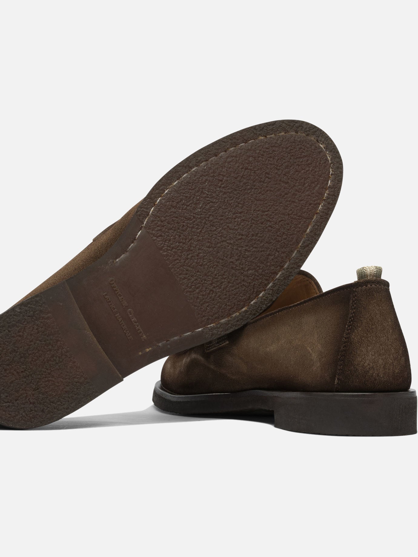 Loafers 100% suede - 100% rubber  Brown - Officine Creative Men | PDP | VIETTI Online Store | thumbnail_2