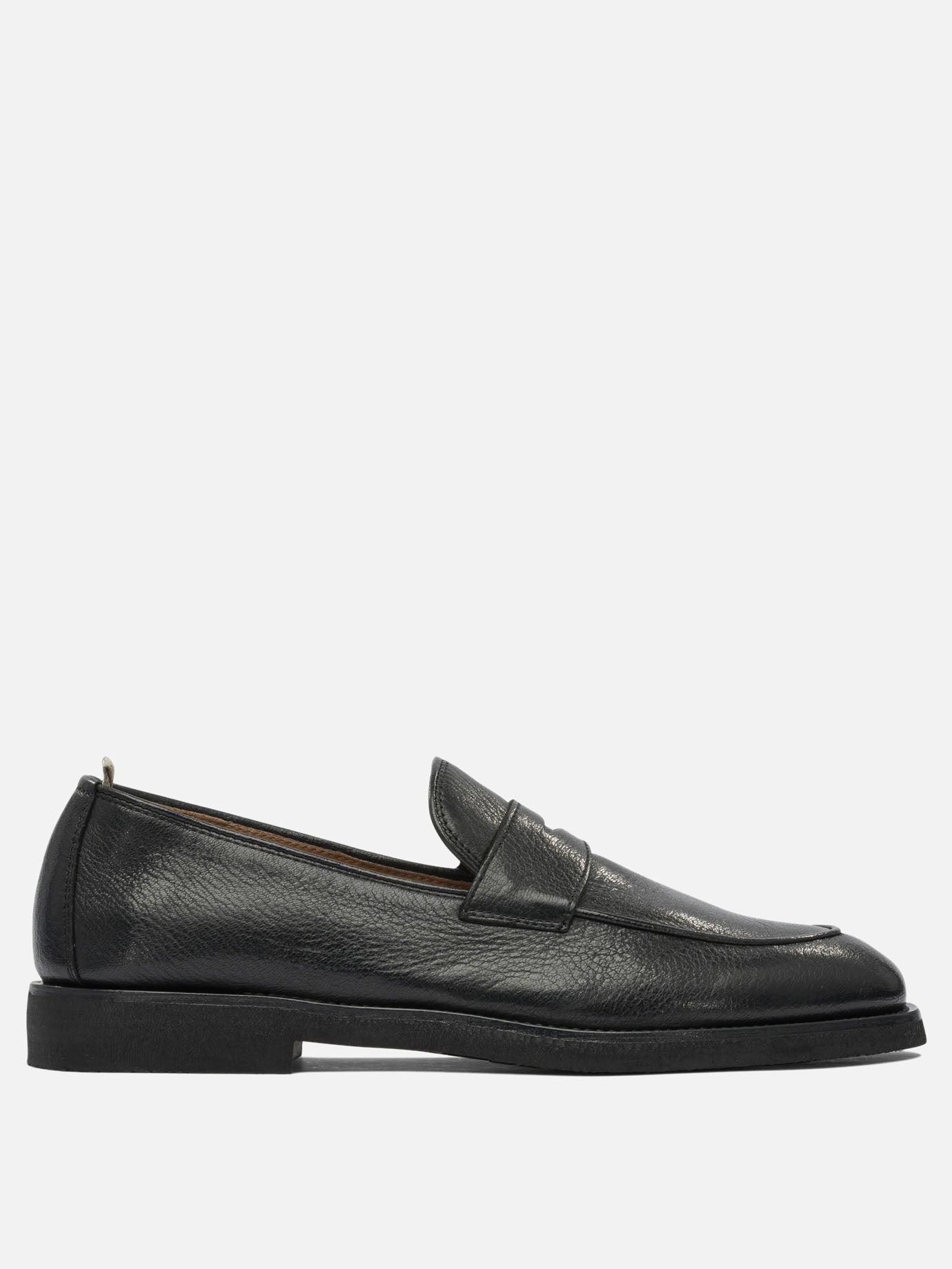 Mocassini 100% suede - 100% rubber  Nero - Officine Creative Uomo | PDP | VIETTI Online Store | Zoom-Modal
