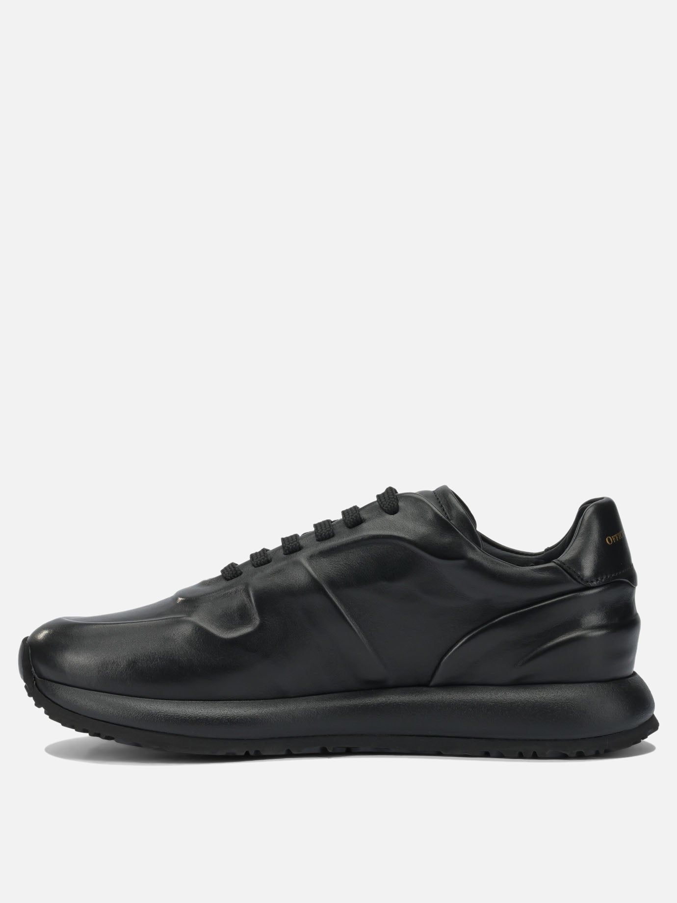 Sneaker basse 100% leather - 100% rubber  Nero - Officine Creative Uomo | PDP | VIETTI Online Store | thumbnail_3