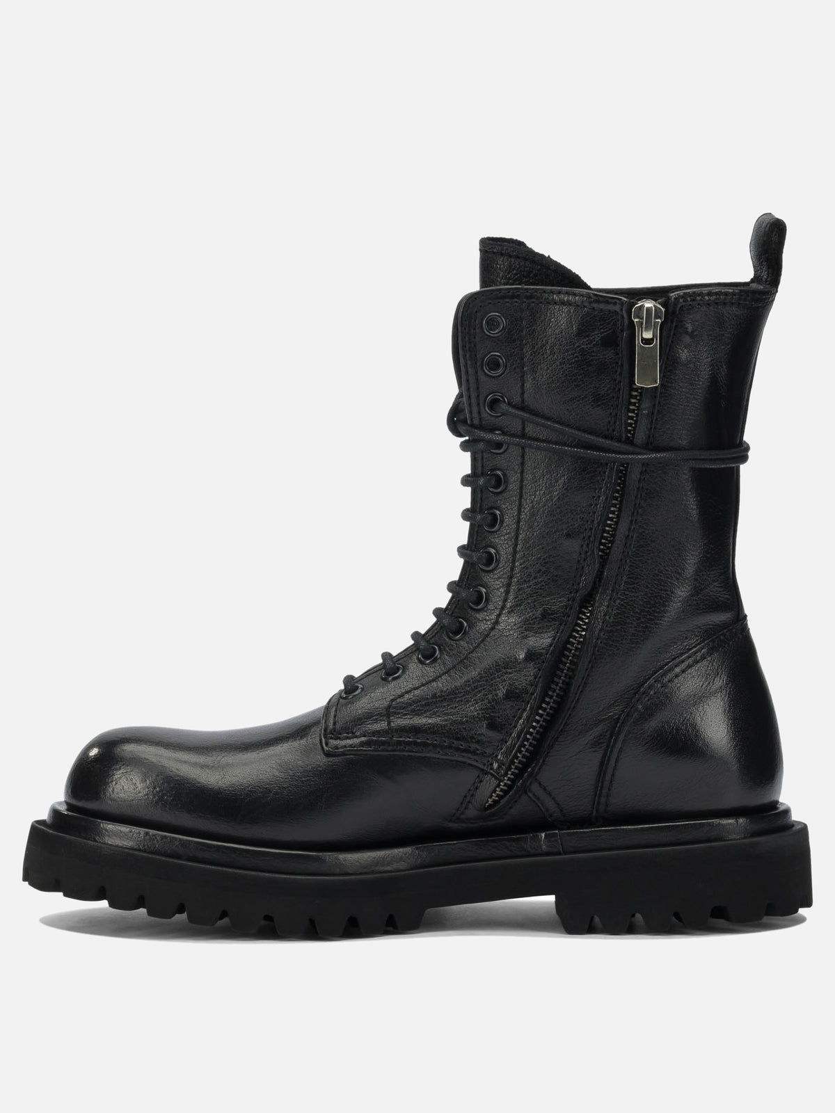 Officine Creative "Wisal DD 106" combat boots Black - VIETTI