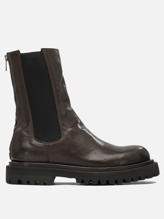 Stivaletti con zip 100% leather - 100% rubber  Marrone - Officine Creative Donna | PDP | VIETTI Online Store 
