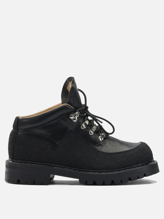 Lace-up boots 100% cow leather  Black - Our Legacy Men | VIETTI Online Store 
