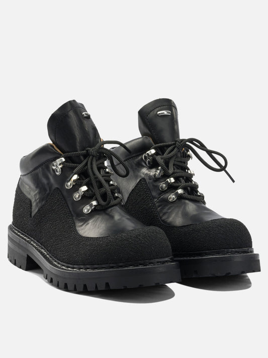 Lace-up boots 100% cow leather  Black - Our Legacy Men | VIETTI Online Store | 2
