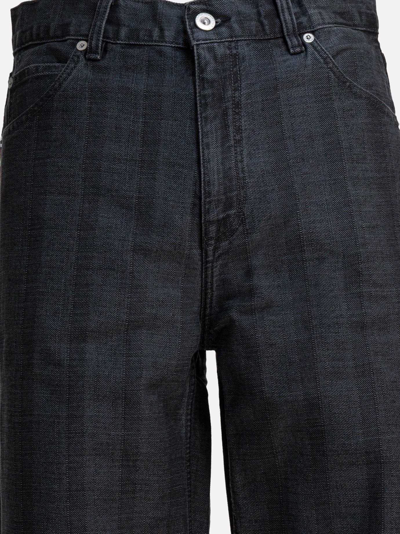 Jeans a gamba larga Solid colour  Nero - Our Legacy Uomo | PDP | VIETTI Online Store | thumbnail_3