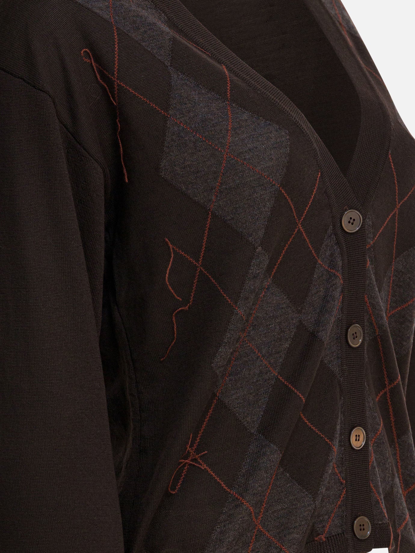 Cardigan Argyle  Marrone - Our Legacy Donna | PDP | VIETTI Online Store | Zoom-Modal_4

