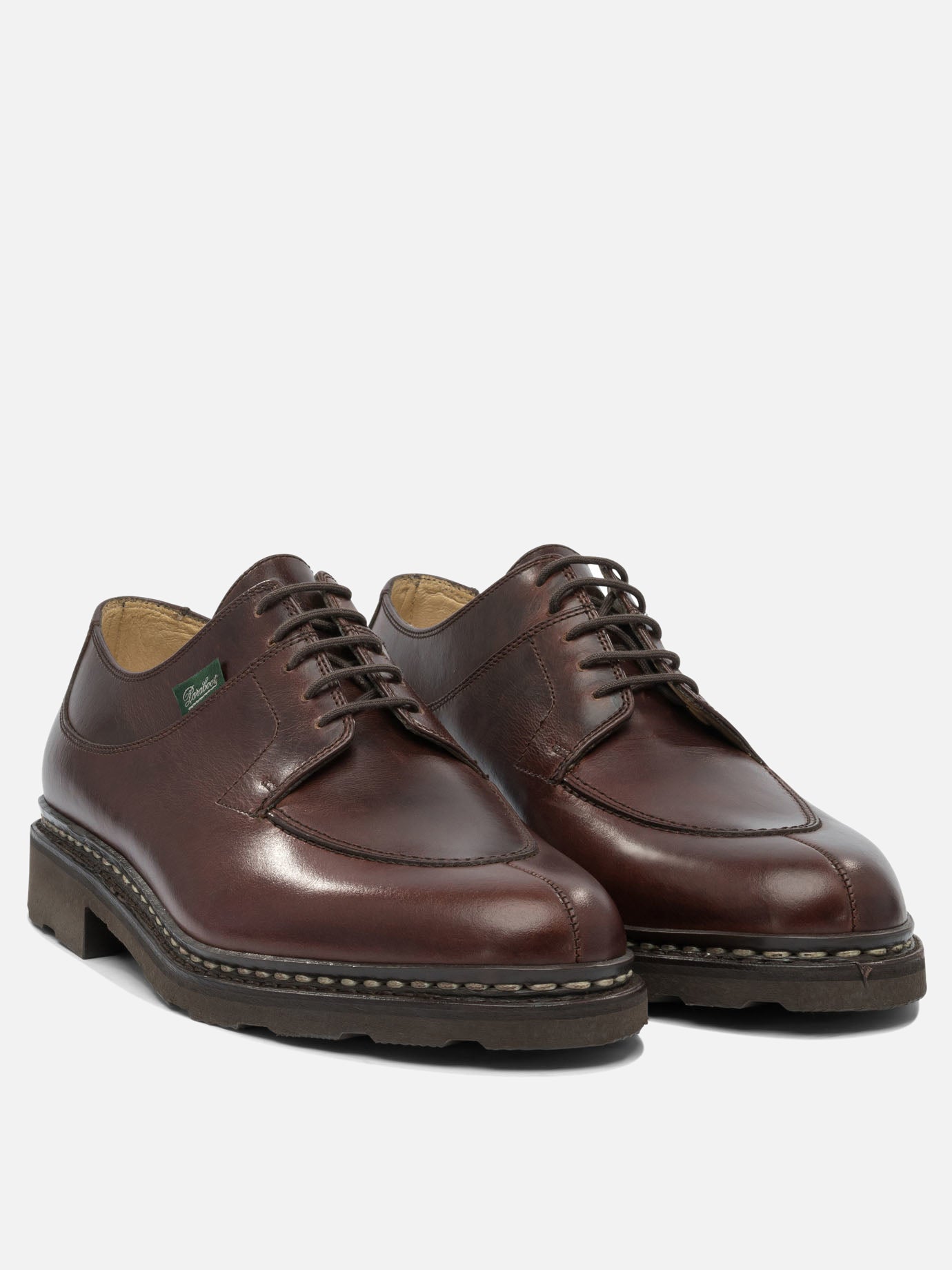 Derby 100% leather - 100% rubber  Marrone - Paraboot Uomo | PDP | VIETTI Online Store | thumbnail_2