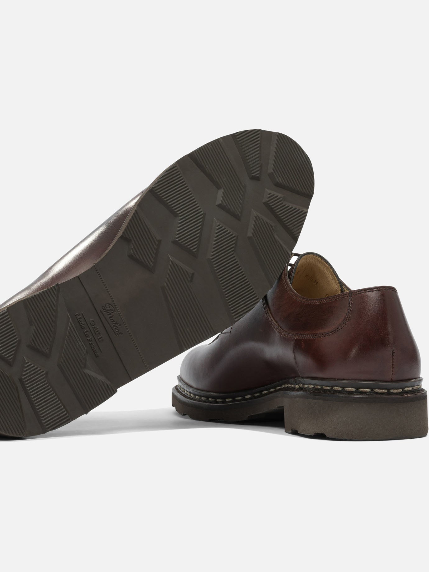 Derby 100% leather - 100% rubber  Marrone - Paraboot Uomo | PDP | VIETTI Online Store | Zoom-Modal_5
