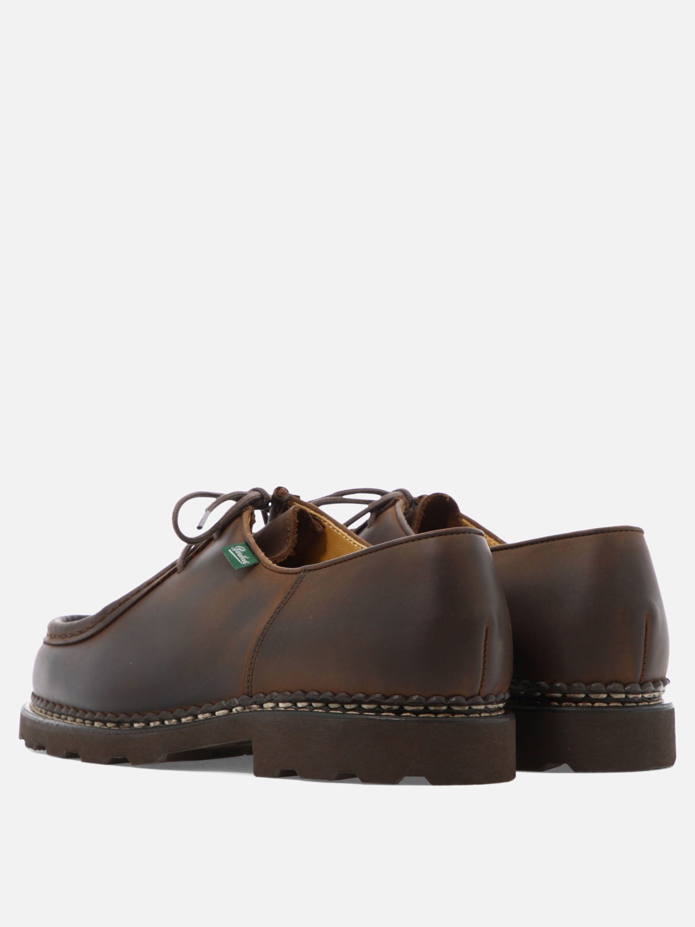 Laced loafers 100% leather - 100% rubber  Brown - Paraboot Men | PDP | VIETTI Online Store | thumbnail_4