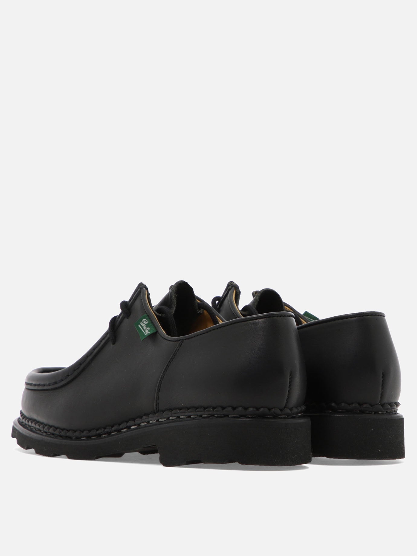 Laced loafers 100% leather - 100% rubber  Black - Paraboot Men | PDP | VIETTI Online Store | thumbnail_4