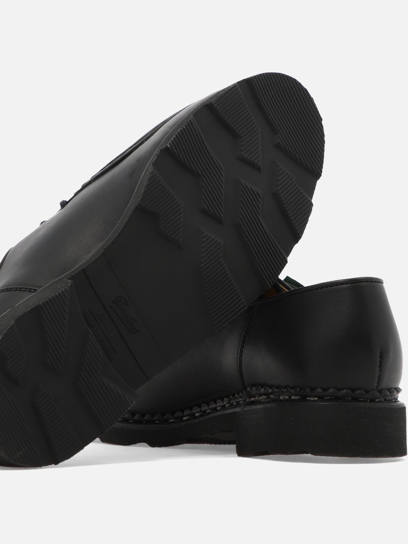 Laced loafers 100% leather - 100% rubber  Black - Paraboot Men | PDP | VIETTI Online Store | thumbnail_5