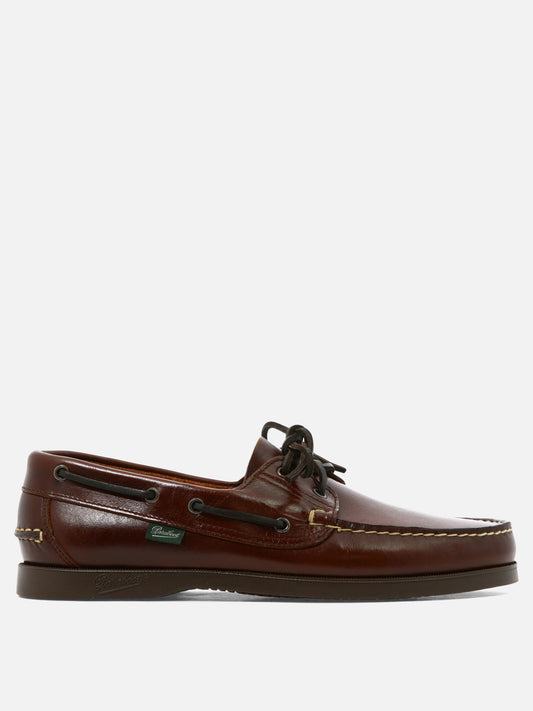 Laced loafers 100% leather - 100% rubber  Brown - Paraboot Men | PDP | VIETTI Online Store 
