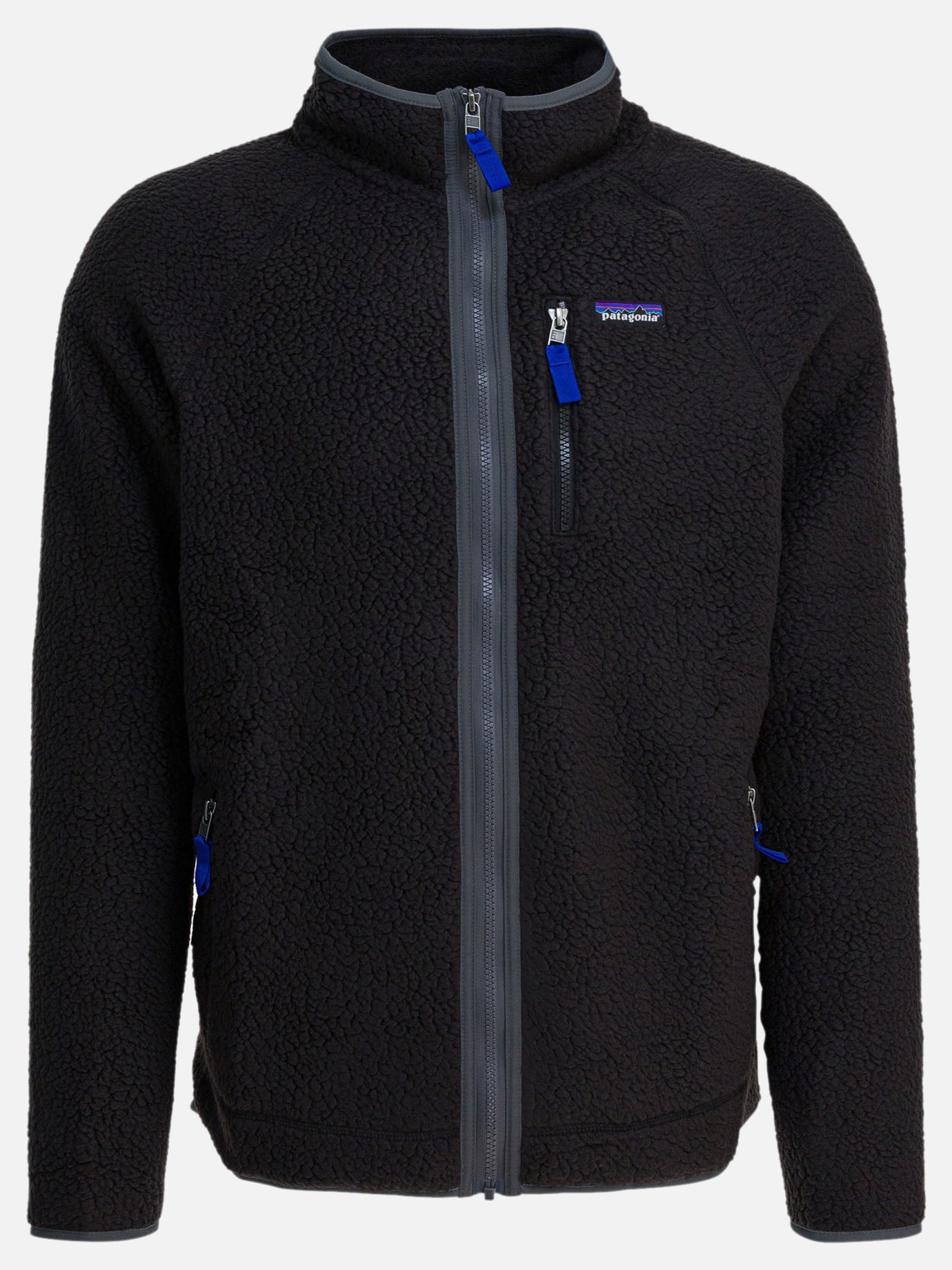 Felpe con zip Solid colour  Nero - Patagonia Uomo | PDP | VIETTI Online Store | Zoom-Modal
