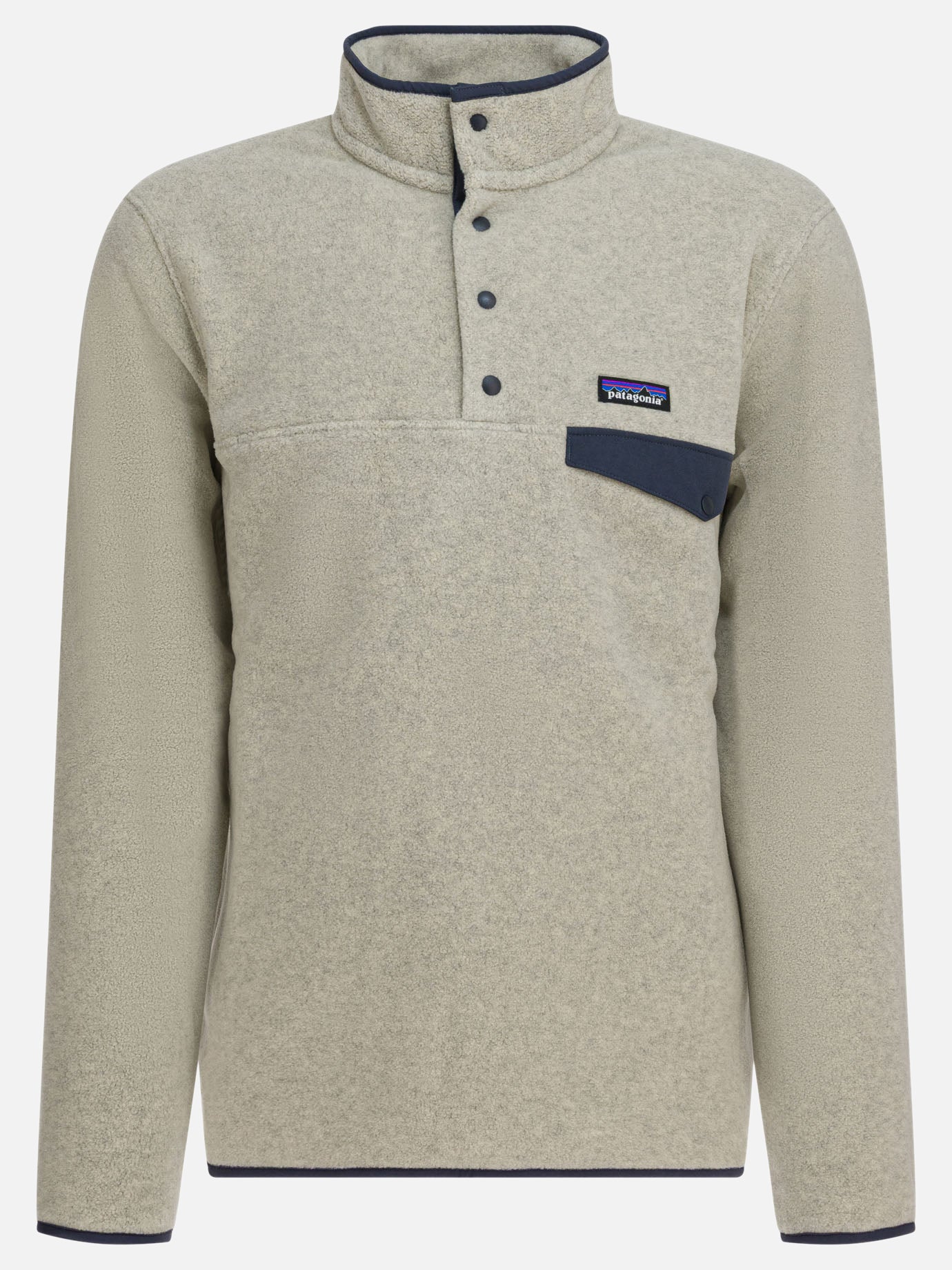 Giacche in pile Logo  Grigio - Patagonia Uomo | PDP | VIETTI Online Store | Zoom-Modal
