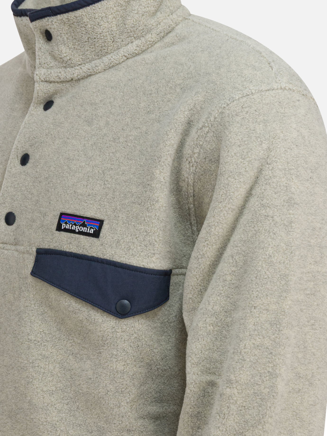 Giacche in pile Logo  Grigio - Patagonia Uomo | PDP | VIETTI Online Store | thumbnail_4
