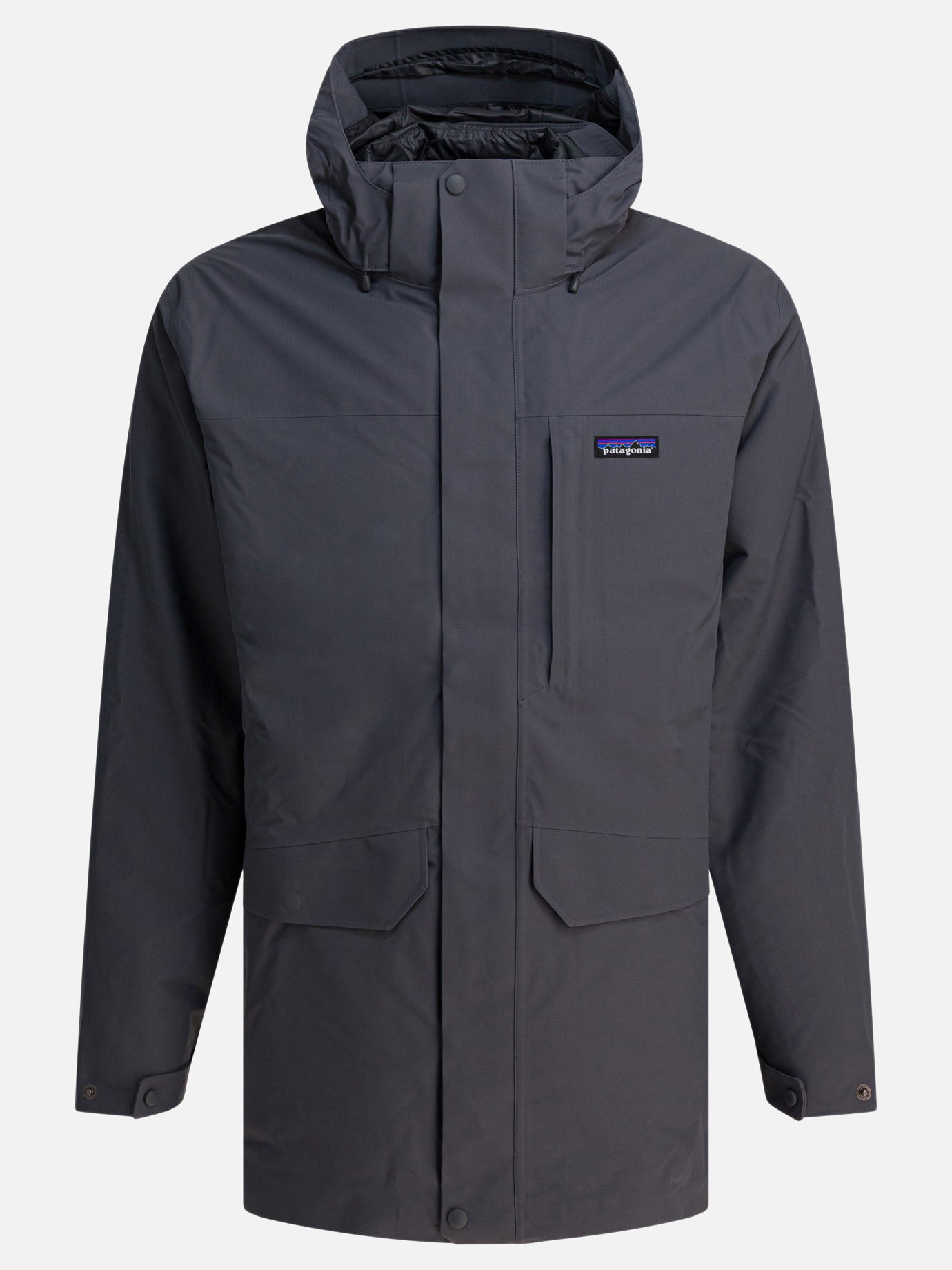 Parka Logo  Grigio - Patagonia Uomo | PDP | VIETTI Online Store | thumbnail