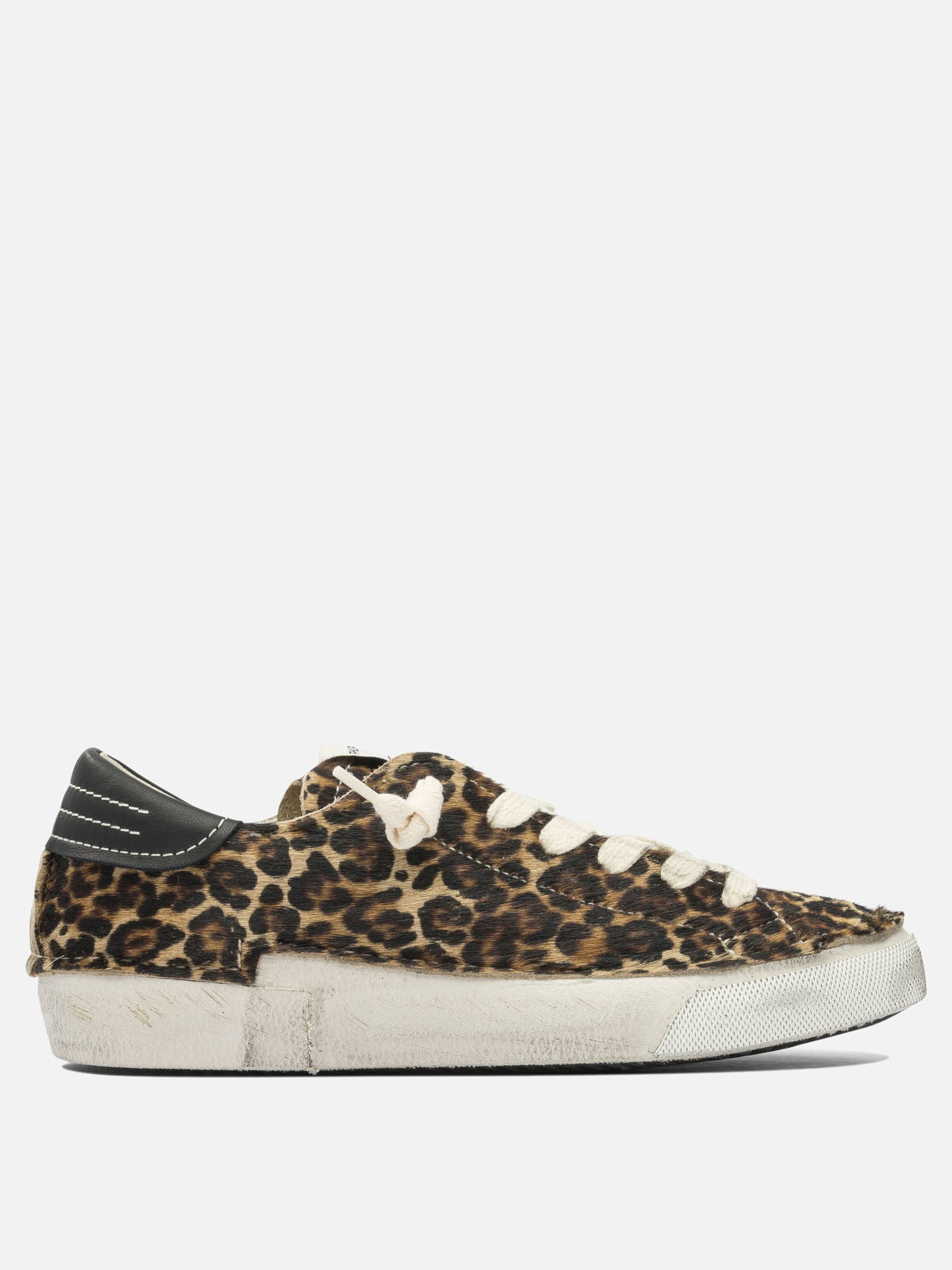 Sneaker basse 100% leather - 100% rubber  Marrone - Philippe Model Paris Donna | PDP | VIETTI Online Store | Zoom-Modal
