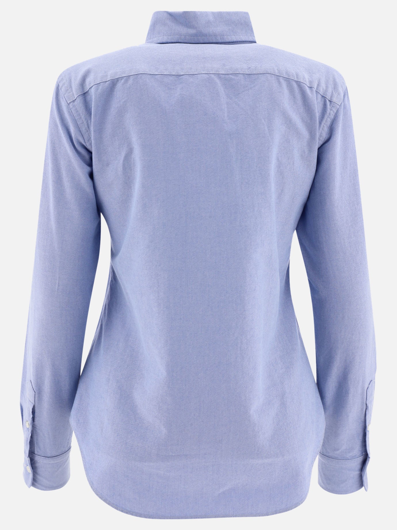 Polo Ralph Lauren Oxford slim-fit shirt Blue - Women | VIETTI Online Store Polo Ralph Lauren Oxford slim-fit shirt Blue - Women | VIETTI Online Store