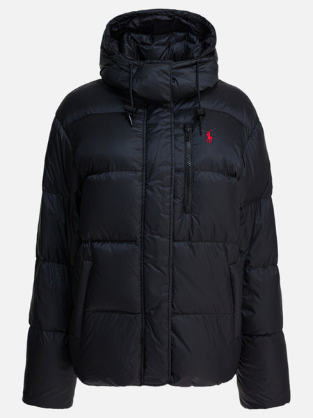 Polo Ralph Lauren Down jacket with logo 211932183002 Black - Women