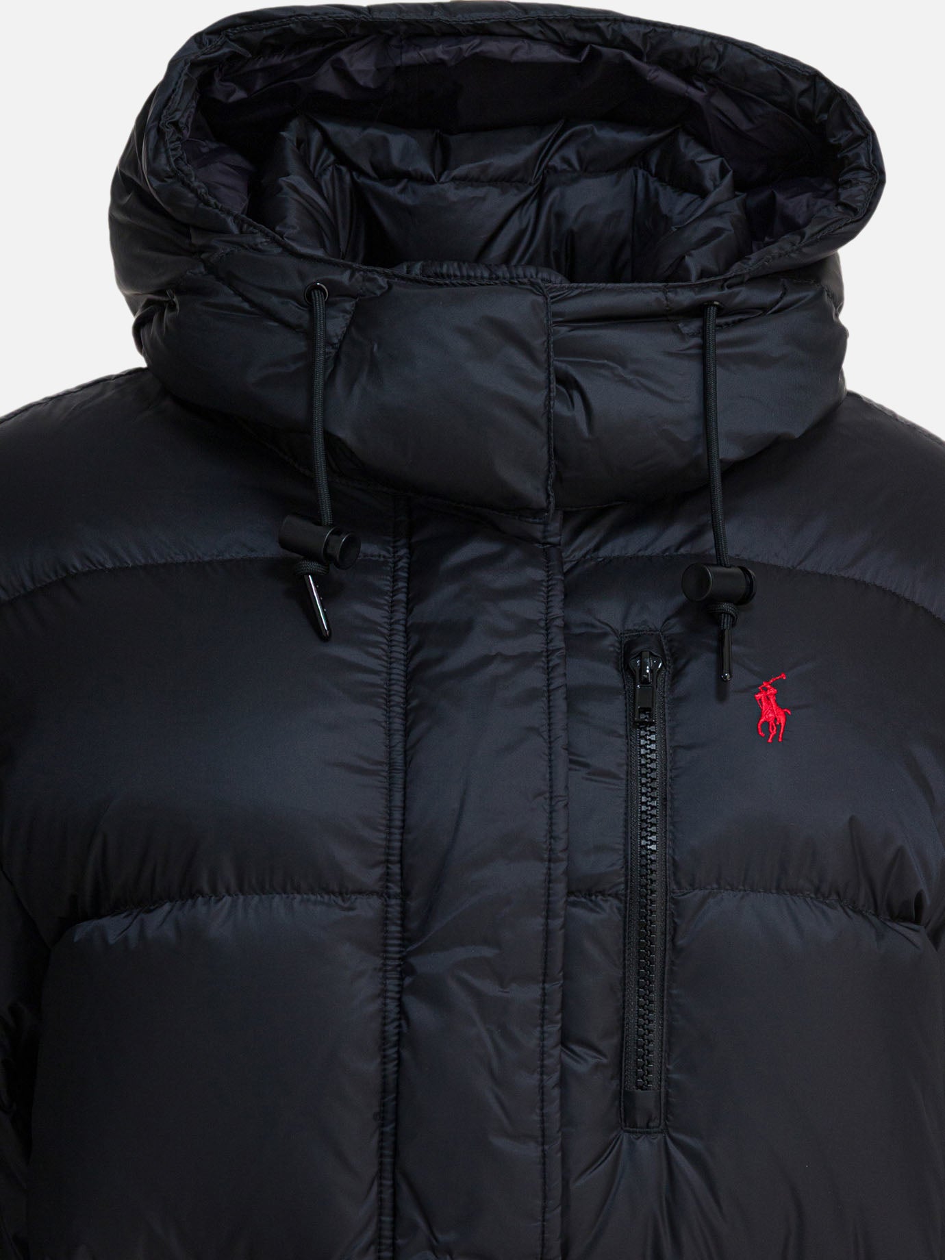 Polo Ralph Lauren Down jacket with logo 211932183002 Black - Women