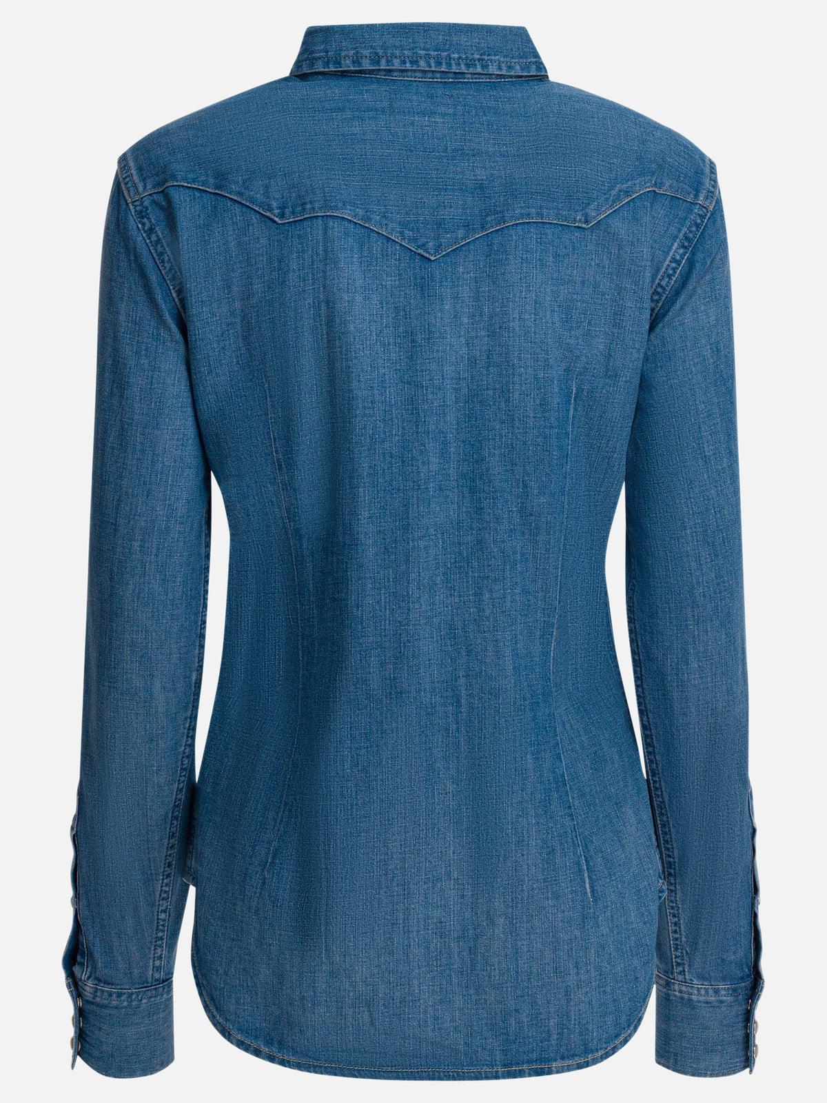 Polo Ralph Lauren Western denim shirt Light blue - VIETTI