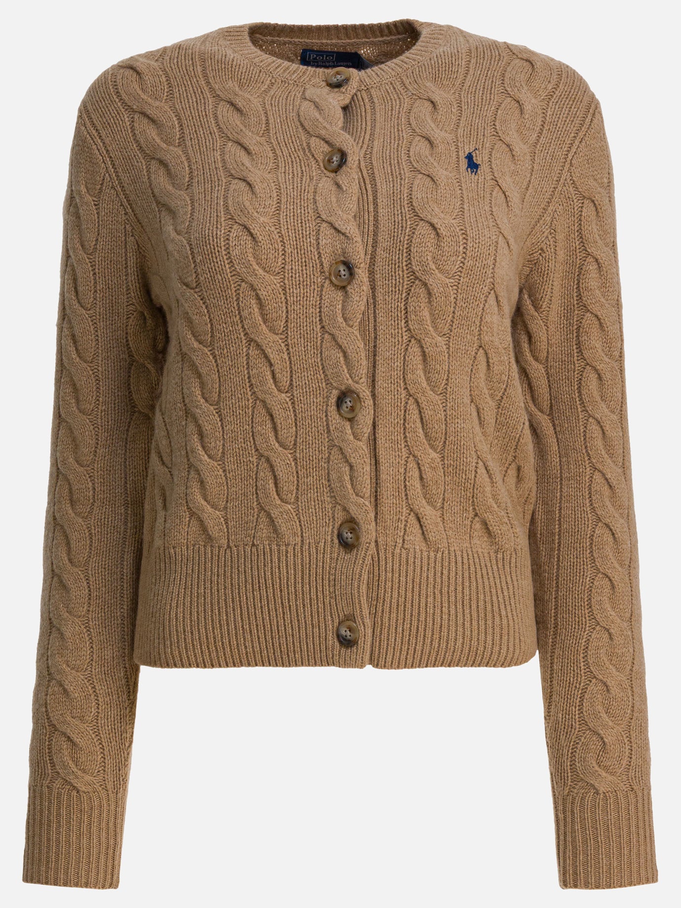 Cardigan Logo  Beige - Polo Ralph Lauren Donna | PDP | VIETTI Online Store | thumbnail