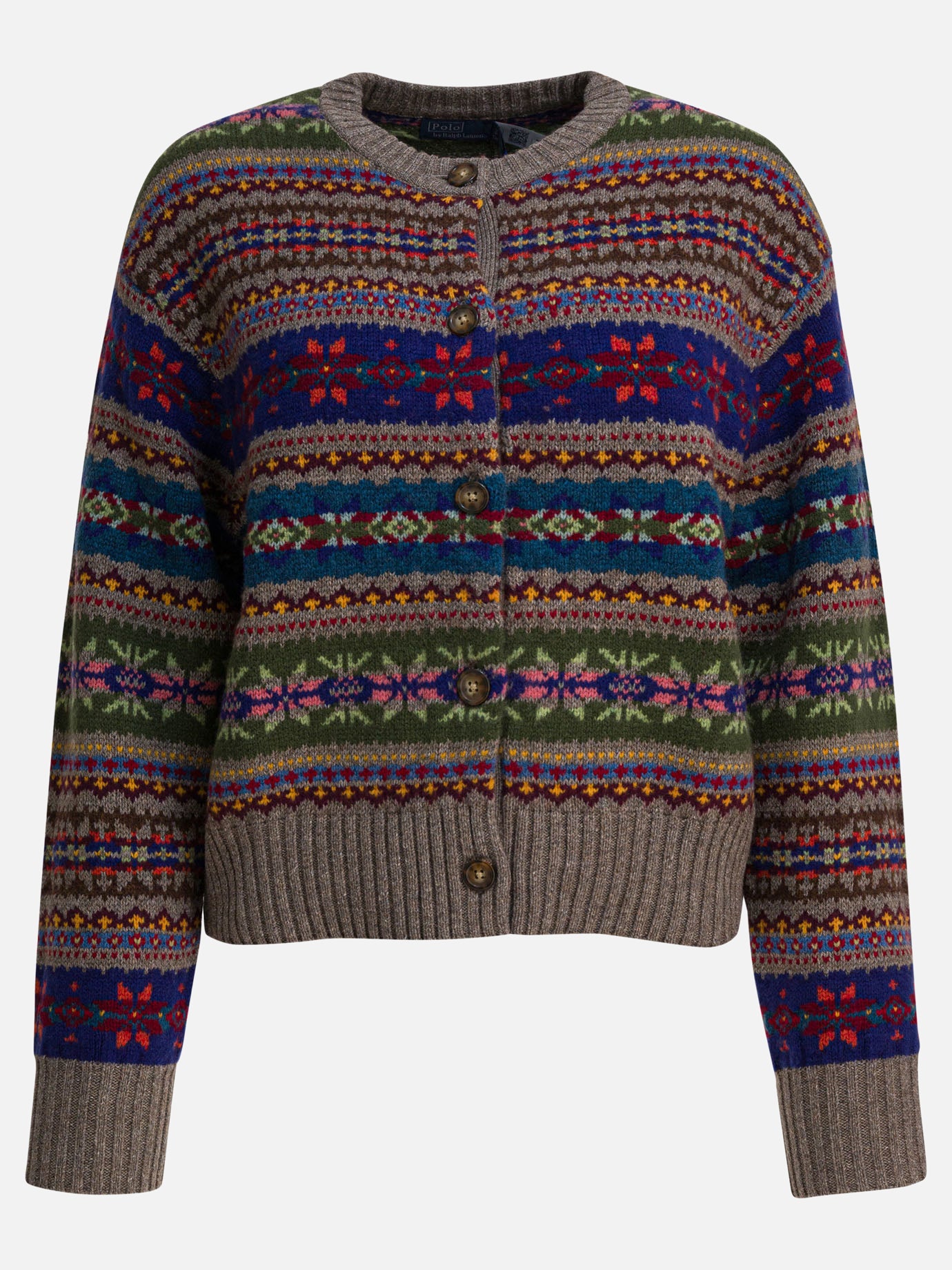 Cardigan Textured knit  Beige - Polo Ralph Lauren Donna | PDP | VIETTI Online Store | thumbnail