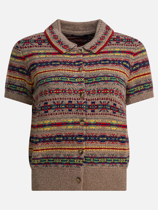 100% cashmere Print  Beige - Polo Ralph Lauren Donna | VIETTI Online Store 
