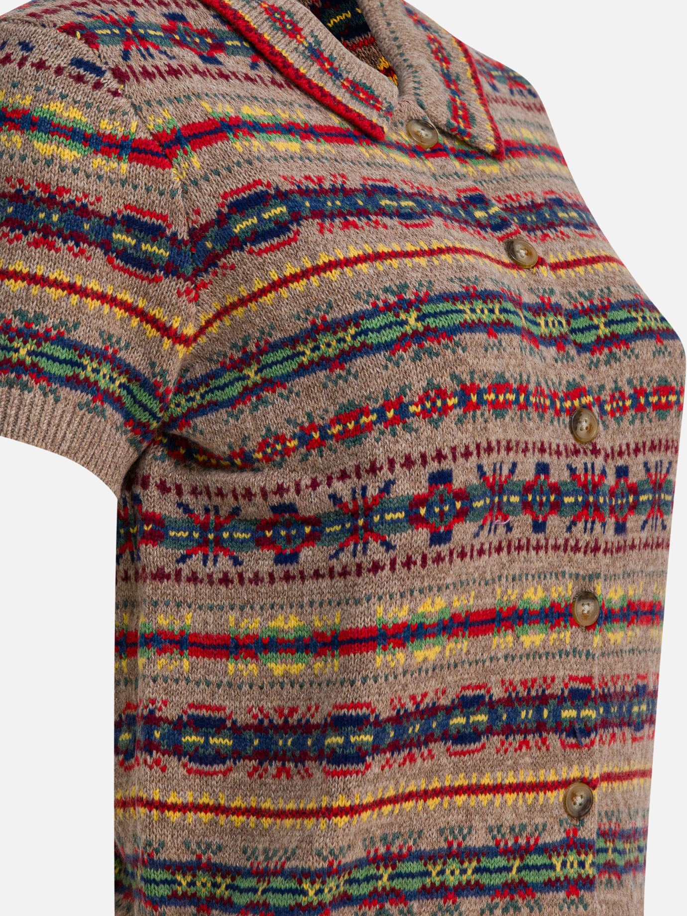100% cashmere Print  Beige - Polo Ralph Lauren Donna | PDP | VIETTI Online Store | Zoom-Modal_4
