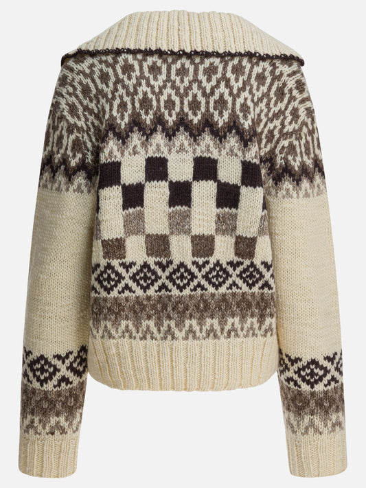 Maglioni scollo a V Textured knit  Beige - Polo Ralph Lauren Donna | PDP | VIETTI Online Store | 2
