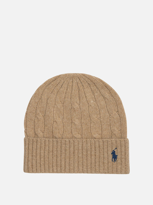 Beanies Logo  Beige - Polo Ralph Lauren Women | PDP | VIETTI Online Store 
