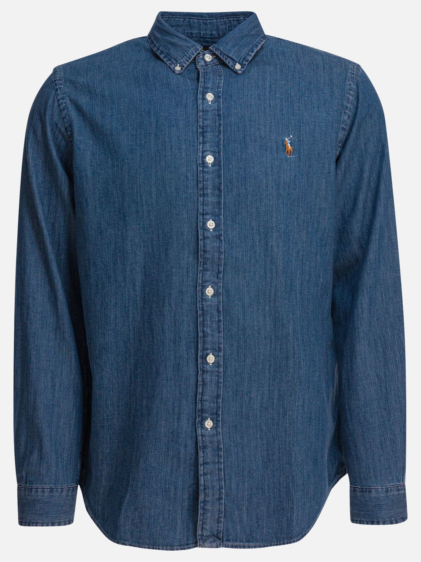 Camicie casual Denim  Azzurro - Polo Ralph Lauren Uomo | PDP | VIETTI Online Store | thumbnail