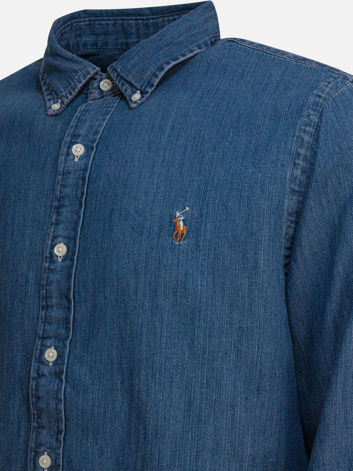 Polo Ralph Lauren Custom fit denim shirt Light blue