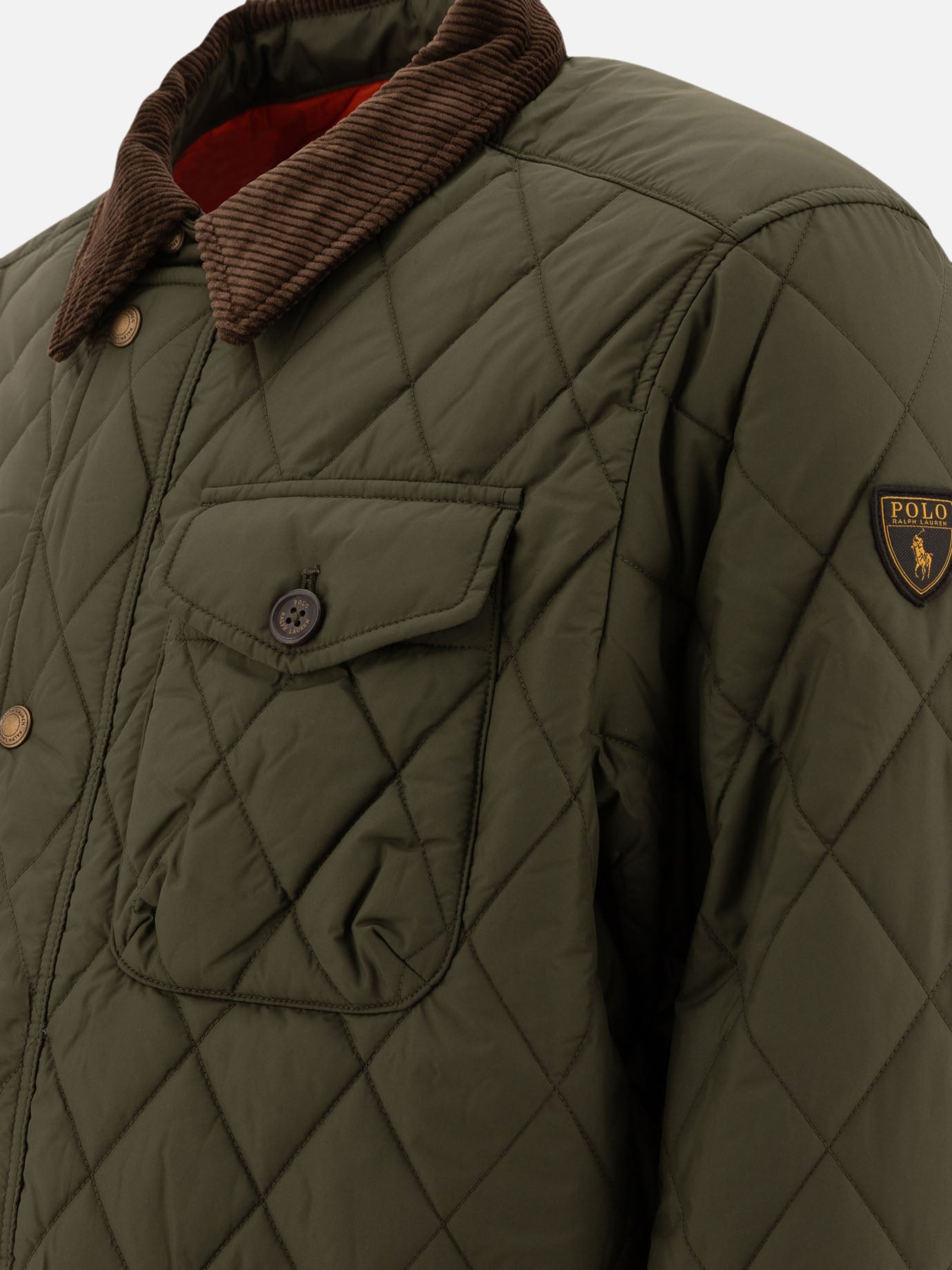 Quilted & Utility Jackets Solid colour  Green - Polo Ralph Lauren Men | PDP | VIETTI Online Store | Zoom-Modal_4
