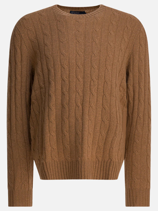 Maglioni girocollo Solid colour  Marrone - Polo Ralph Lauren Uomo | PLP | VIETTI Online Store 
